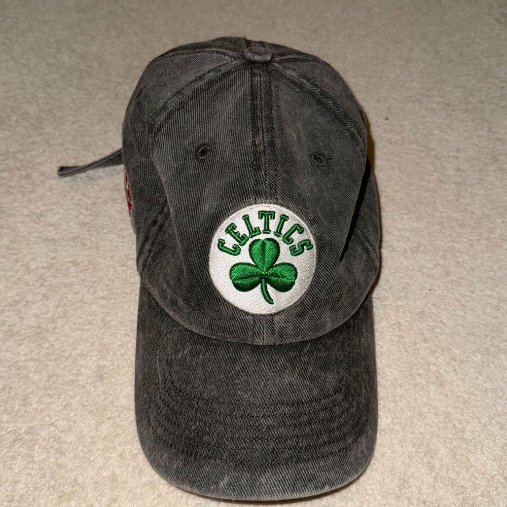 47Brand Boston Celtics Distressed Clean Up Hat